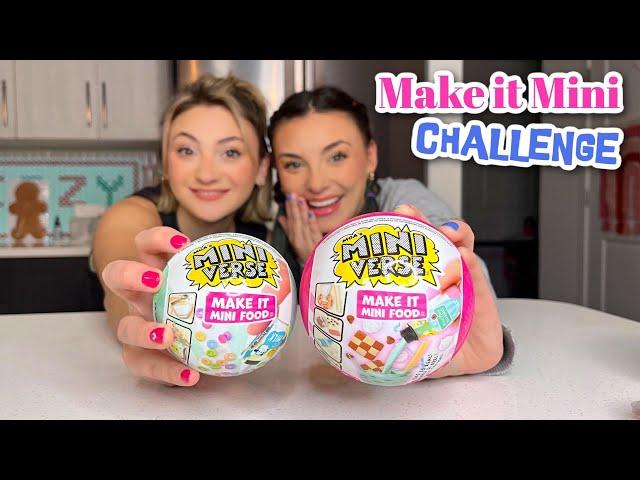 Mini Verse BAKE OFF!! Mini food family art challenge game!