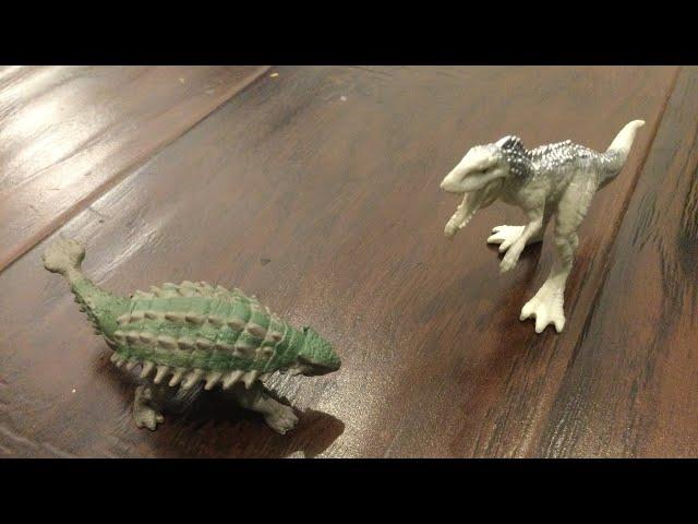 Ankylosaurus vs indominus rex