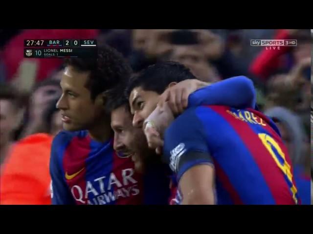 Highlights : Barcelona 3-0 Sevilla