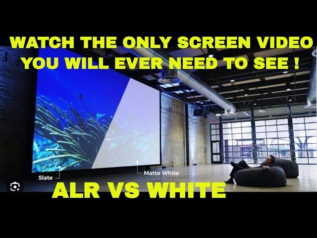 Truth About Home Theater Screens: Alr Screen Vs. White Screen. Which is the Best Home Theater Screen