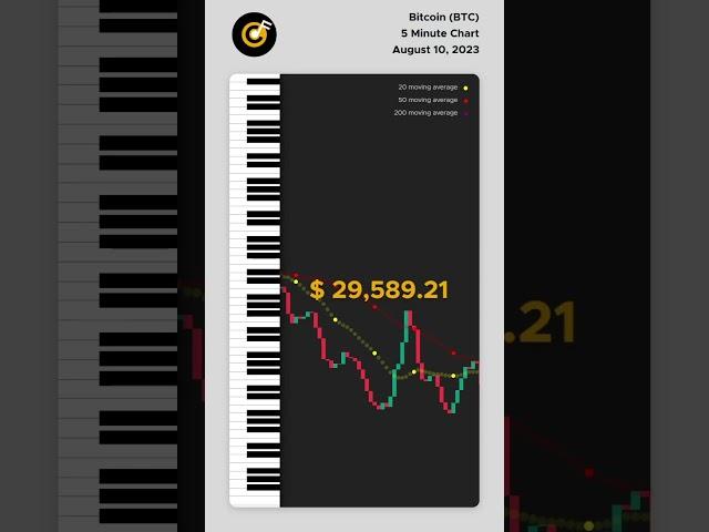 Bitcoin 5 minute chart to piano  #cryptostats #forex #cryptocurrency #binance #nifty #cryptosignals