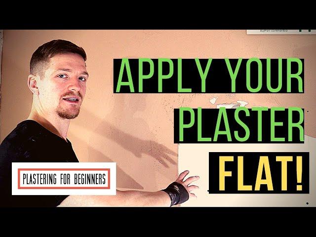 Plastering For Beginners | How To Apply Your First Coat Of plaster