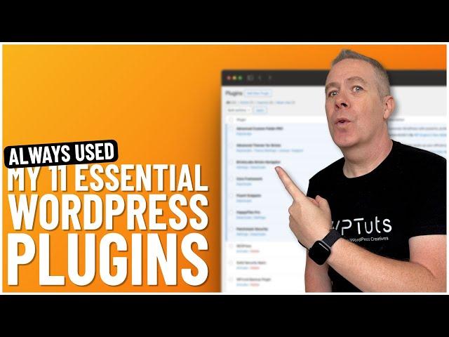 The 11 ESSENTIAL Plugins I Install On ALL My Websites (2024 Edition)