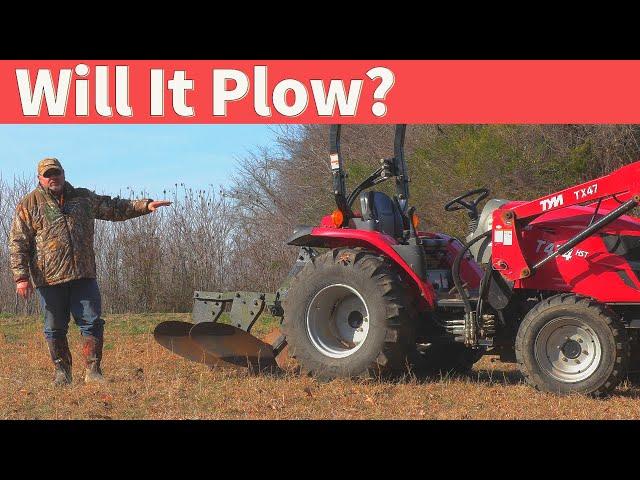 Will A Hydrostatic Tractor Pull a Breaking Plow? Bottom Plow