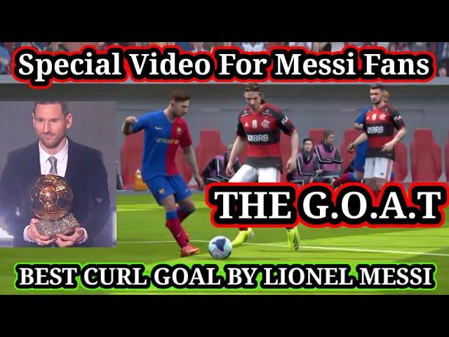 Best Curl Goal By Lionel Messi | Greatest Player off All Time | The G.O.A.T