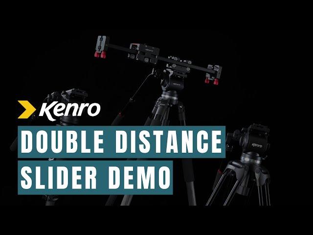 Kenro Double Distance Camera Slider Demo Tutorial Video