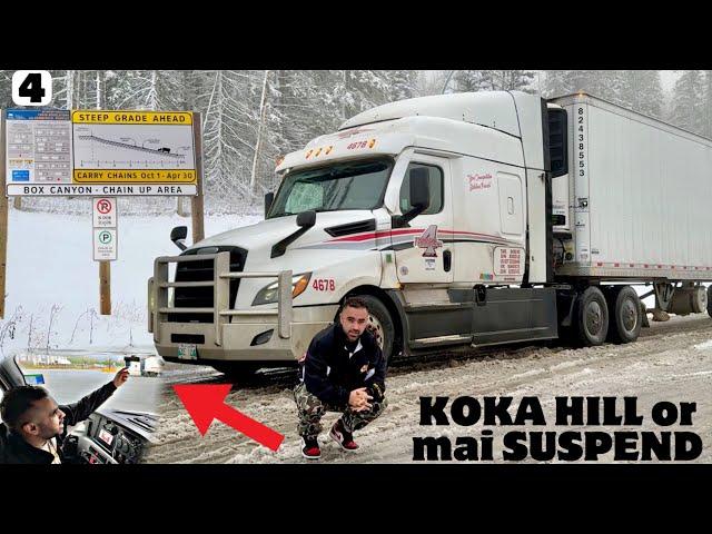 Company Suspended me for this  | Extreme Truck Driving on Coquihalla Pass | 670