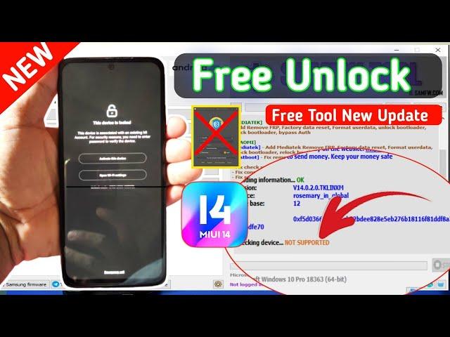 All Xiaomi Mi Account Remove Tool 2023 || Mi Account Unlock Tool || By Gsm X Tool