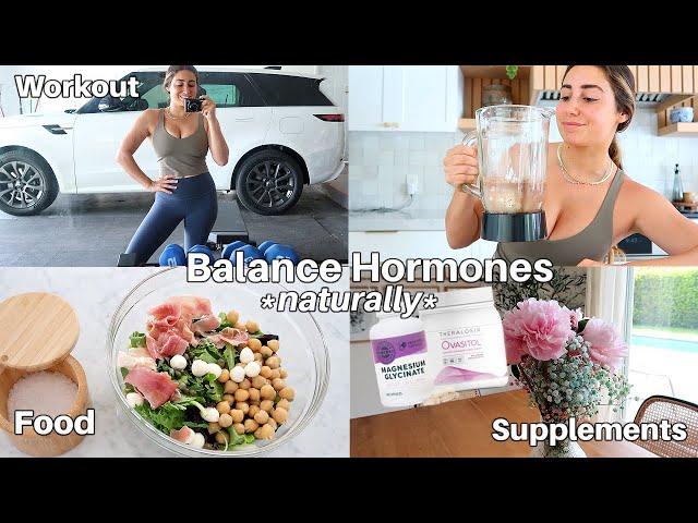 3x Habits I do to balance my hormones *naturally* | My Morning Routine