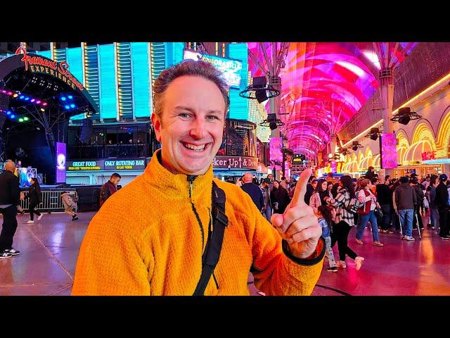 Inside the Fremont Street Experience in Downtown Las Vegas