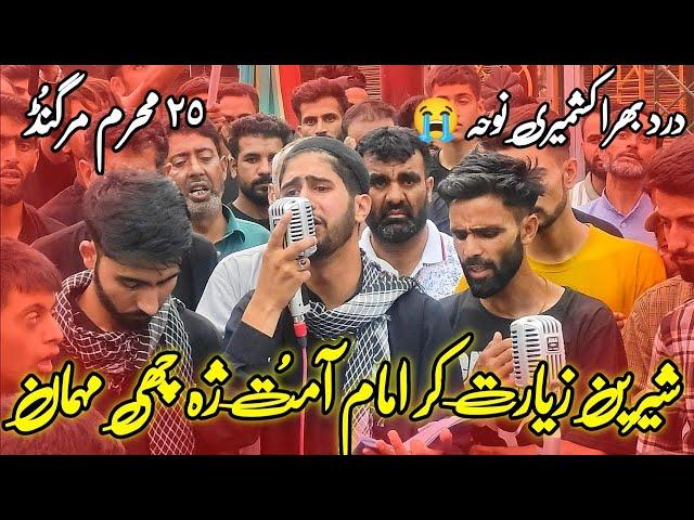 SHEREEN Ziyarat Kar Imam Aamut che Mehman || Sohail Hussain Azadar | 25 Muharram Mirgund 2024/1446