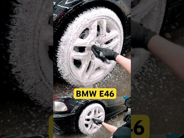 BMW e46 wheels deep clean