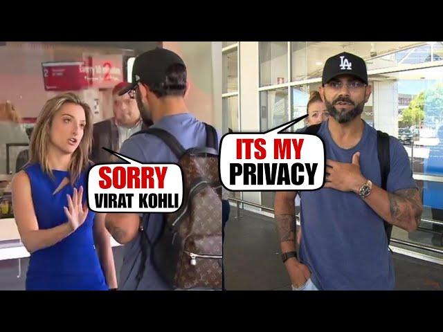 Virat Kohli Slams Media for Invading Privacy, Heated Exchange at Melbourne Airport, Kohli vs Media