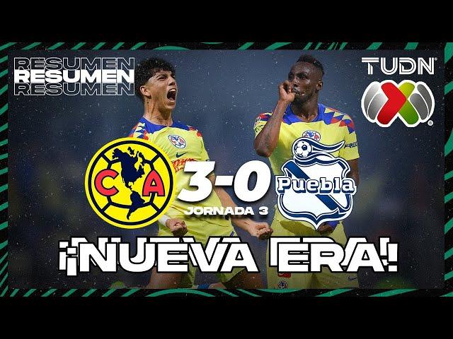 Resumen y goles | América 3-0 Puebla | AP2023-J3 | Liga Mx | TUDN