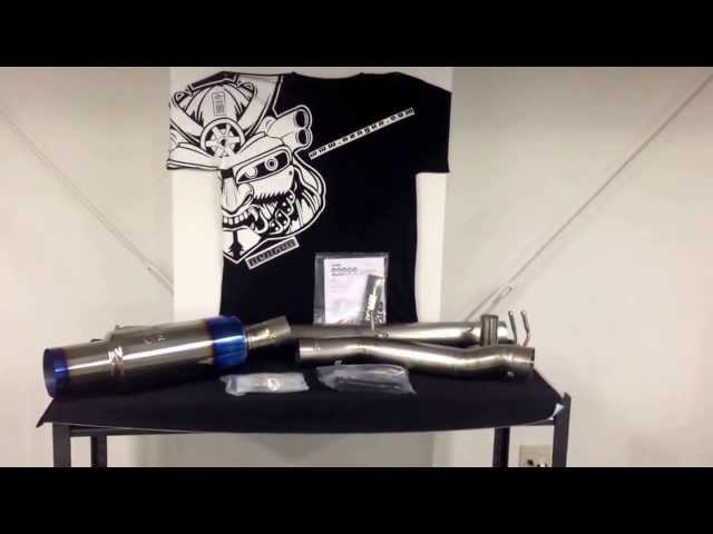 The Tomei Expreme Ti Muffler for the Mitsubishi EVO X