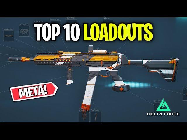 Top 10 BEST Loadouts In Delta Force Mobile! (META Codes) | BEST Guns
