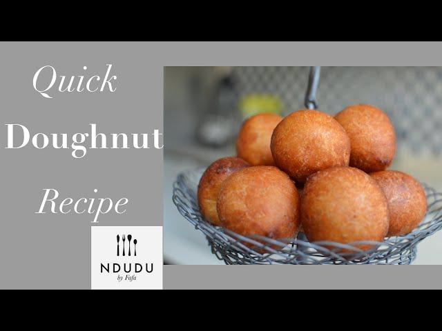 Quickest Doughnut recipe - Bofrot /Toogbei / Puff Puff - Ndudu by Fafa