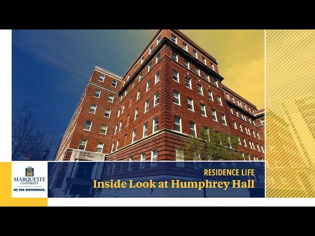 Inside Humphrey Hall | Res Life at Marquette