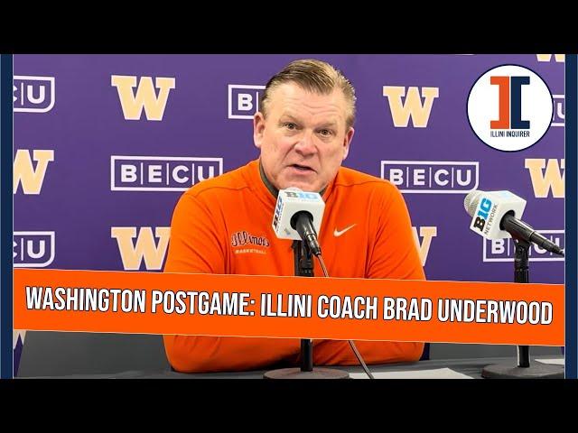 Washington postgame: Illinois coach Brad Underwood