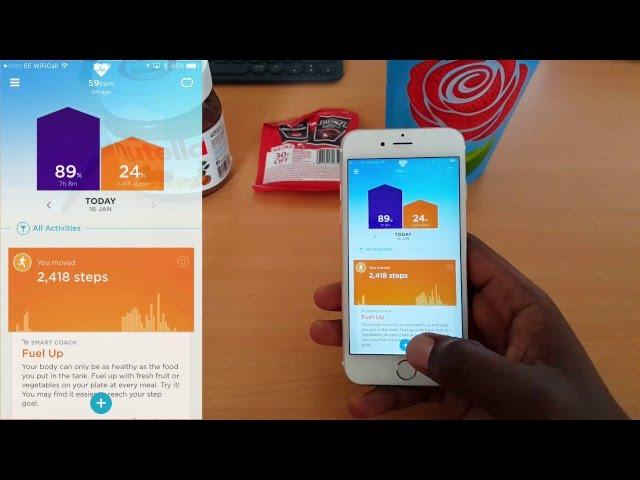 Jawbone UP 3 guided overview with iOS App (Jan 2016) HD