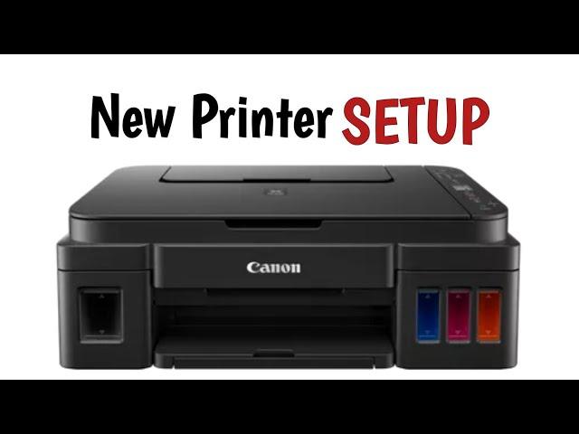 canon g3410 printer unboxing and setup |  canon g3410 printer