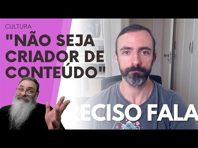 CANAL do UCLA não recomenda PRÓPRIA PROFISSÃO de CRIAÇÃO de CONTEÚDO: ELE ESTÁ CERTO? O que EU ACHO?