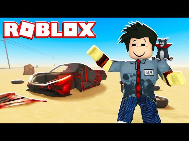 LOKIS PILOTANDO CARRO VERMELHO QUEBRADO | Roblox - a dusty trip