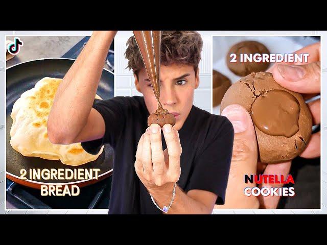 Testing TikTok Viral 2 Ingredient Only Recipes & Food Hacks