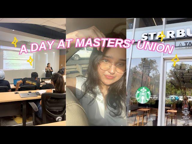 A DAY AT MASTERS' UNION  campus tour & college vlog