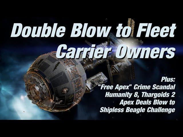 Galnet News Digest, 20 May 3307, Double Blow to Fleet Carrier Owners (Elite Dangerous)