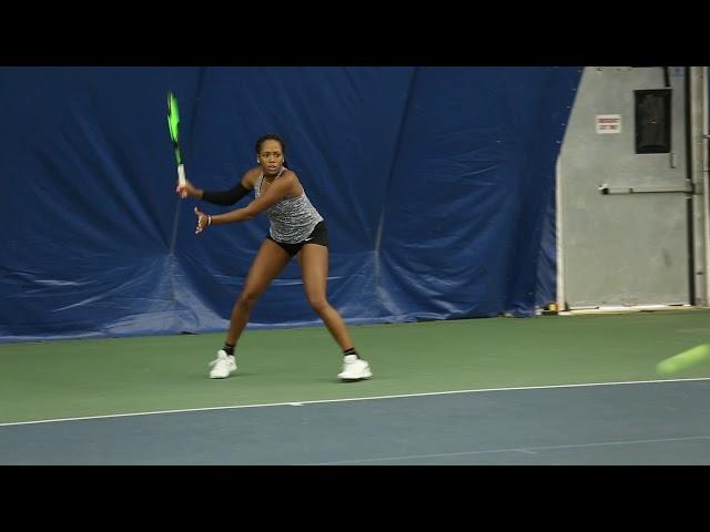 Linda Huang and tennis team highlights vs. Denver