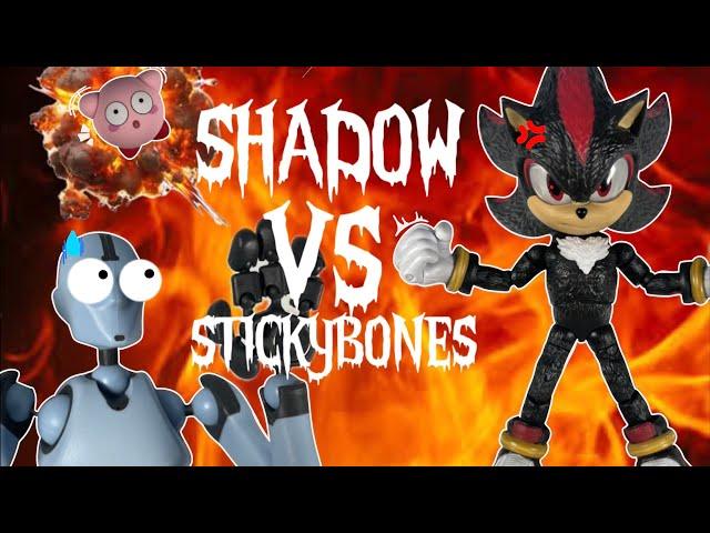 Shadow VS Stickybones! Epic Stop Motion.