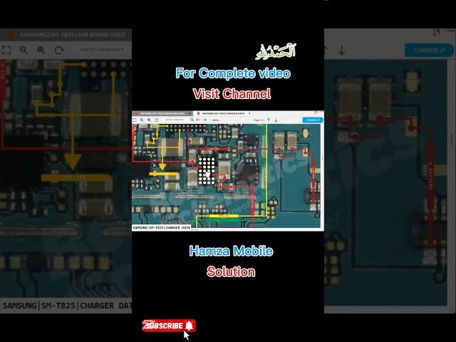 Samsung Tab S3 9.7/SM-T825 Charging ways,Not Charging Problem Solution#tech #phonefixx #phonerepair