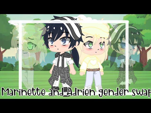 Marinette and Adrien swap genders!