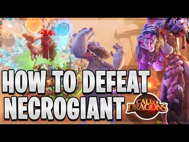 How to Defeat Necrogiant Beginners Guide for behemoth | Call of Dragons