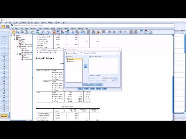 Binary Logisitic Regression in SPSS with Two Dichotomous Predictor Variables