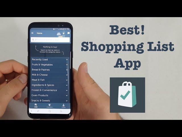 Best Shopping List App! - Bring! App Review