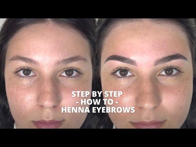 Step by Step - How To - Henna Eyebrows