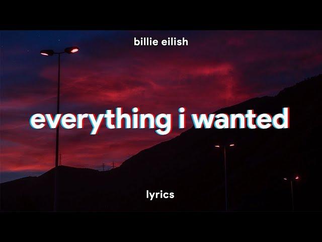 Billie Eilish - everything i wanted (Lyrics)