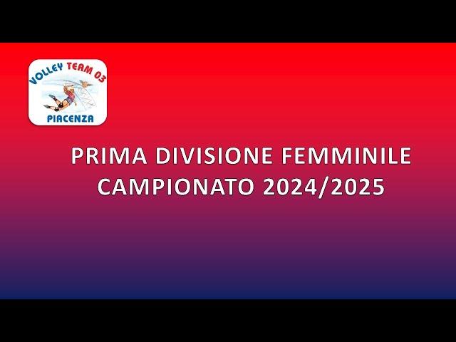 Prima Divisione - AMICIZIA SPORT CAORSO vs VOLLEY TEAM 03 - 08/05/2025
