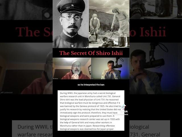 The Secret Of Shiro Ishii #unit731