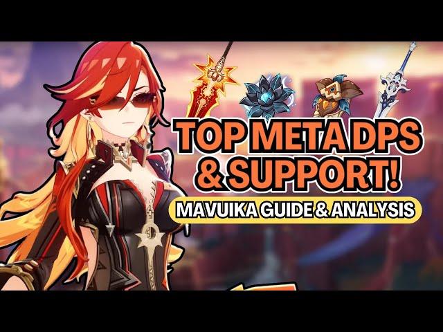 A COMPLETE Guide & Meta Analysis on Mavuika! | Best Builds - Weapons, Artifacts, Teams