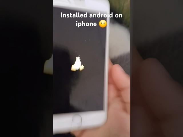 Linux error on iphone #viralvideo #shorts #linux #android #androiderror