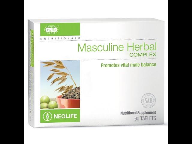 NEOLIFE AND GNLD MASCULINE HERBAL COMPLEX - PRODUCT THAT PROMOTE VITAL MALE BALANCE- GNLD PRODUCT.