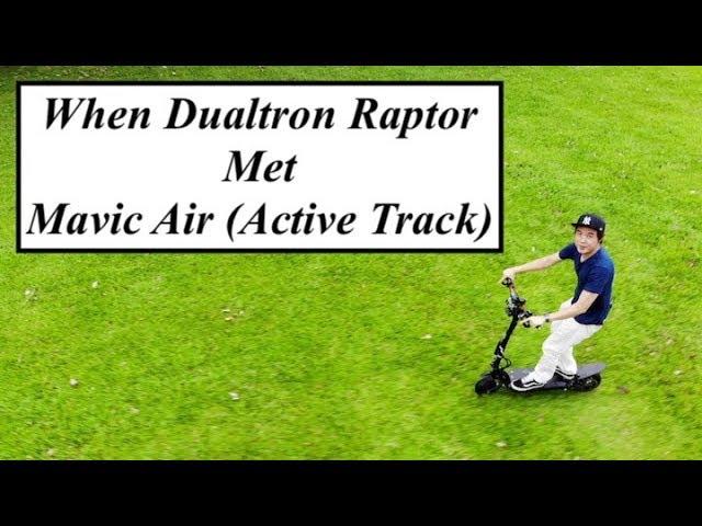 When Dualtron Raptor Met Mavic Air's Active Track!