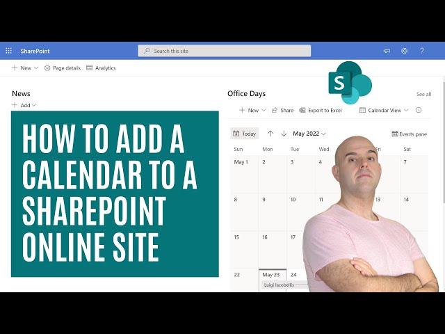 How To Add A Calendar To A SharePoint Online Site