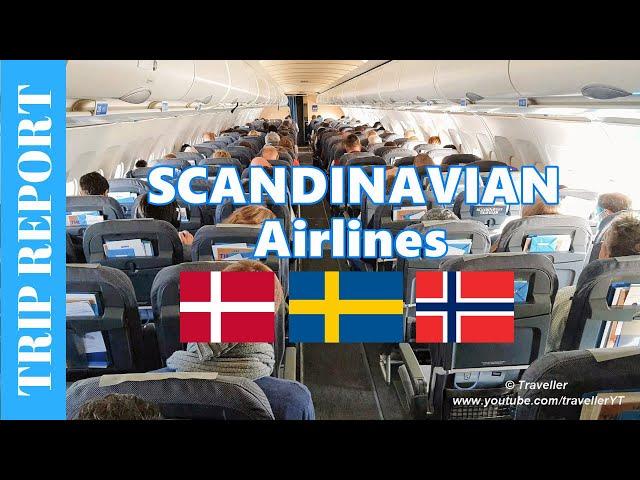 SAS SCANDINAVIAN AIRLINES TRIP REPORT - Economy Class  Frankfurt to Copenhagen on an Airbus A320
