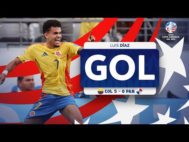 GOL de Luis DÍAZ | Colombia 5-0 Panamá | CONMEBOL Copa América USA 2024™