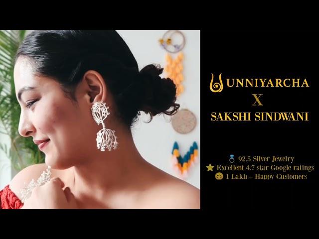 Unniyarcha X Sakshi Sindwani | 92.5 Silver Jewelry https://unniyarcha.com/