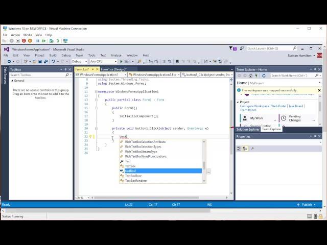 Visual Studio and Team Services Source Control